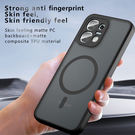 Husa de protectie Techsuit PureFrost MagSafe compatibil cu Oppo A6 4G, Negru