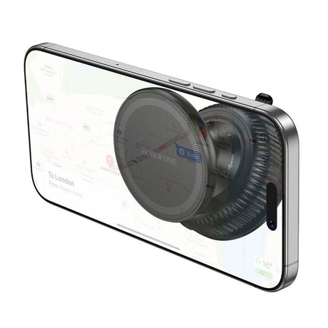 Suport Birou Borofone Rider (BH139), Magnetic, Universal, Negru