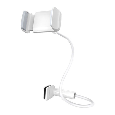 Suport Birou Borofone Bright Shell (BH23), Brat Flexibil, Rotire 360°, Alb