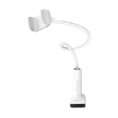 Suport Birou Borofone Bright Shell (BH23), Brat Flexibil, Rotire 360°, Alb