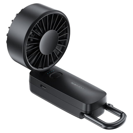 Ventilator Portabil Acefast (YF2), 1800mAh, 6400rpm, Negru
