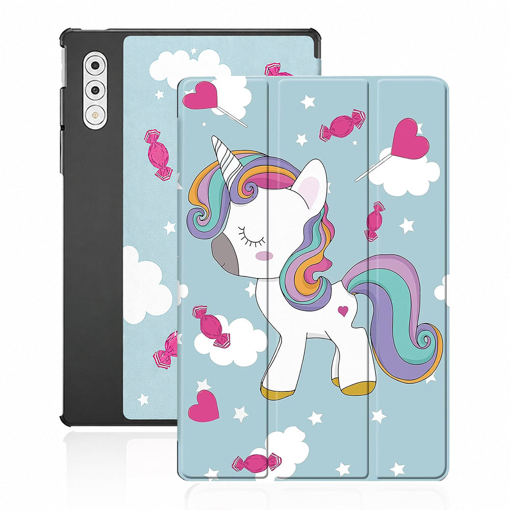 Husa de protectie tableta Techsuit FoldPro compatibil cu Lenovo Yoga Tab Plus 12.7, Unicorn