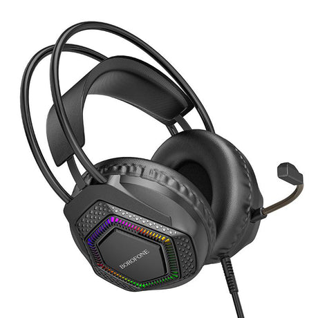 Casti Borofone Thunder (BO105), 50mm, Negru