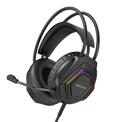 Casti Borofone Thunder (BO105), 50mm, Negru