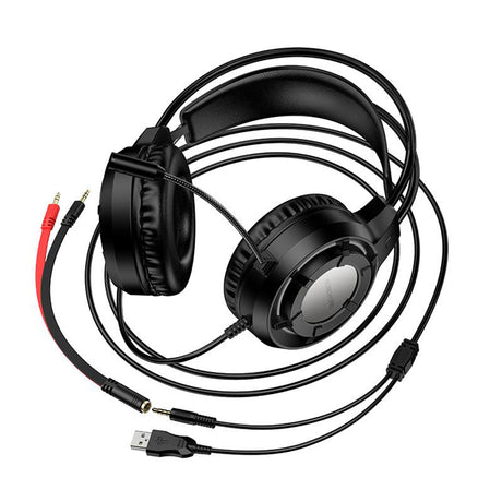 Casti Borofone Wave (BO112), 50mm, Negru
