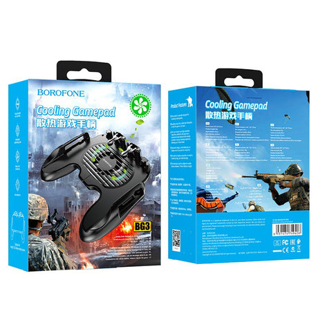 Gamepad Borofone Warrior (BG3), Ventilator Racire, Negru