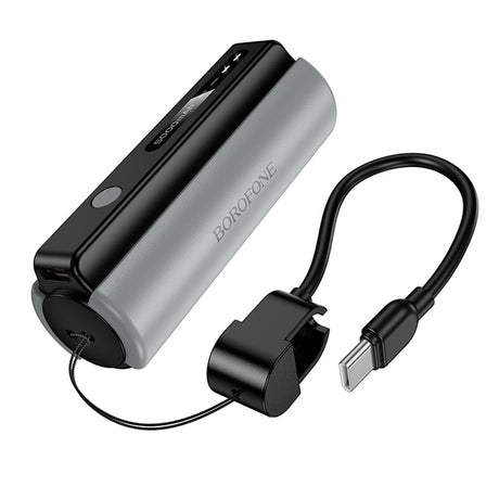 Baterie externa Borofone Star (BJ87), 5000mAh, USB-C, 10W, Negru