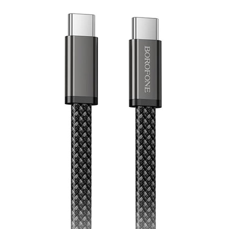 Cablu Borofone Peace (BX124), USB-C, 60W, 1m, Negru