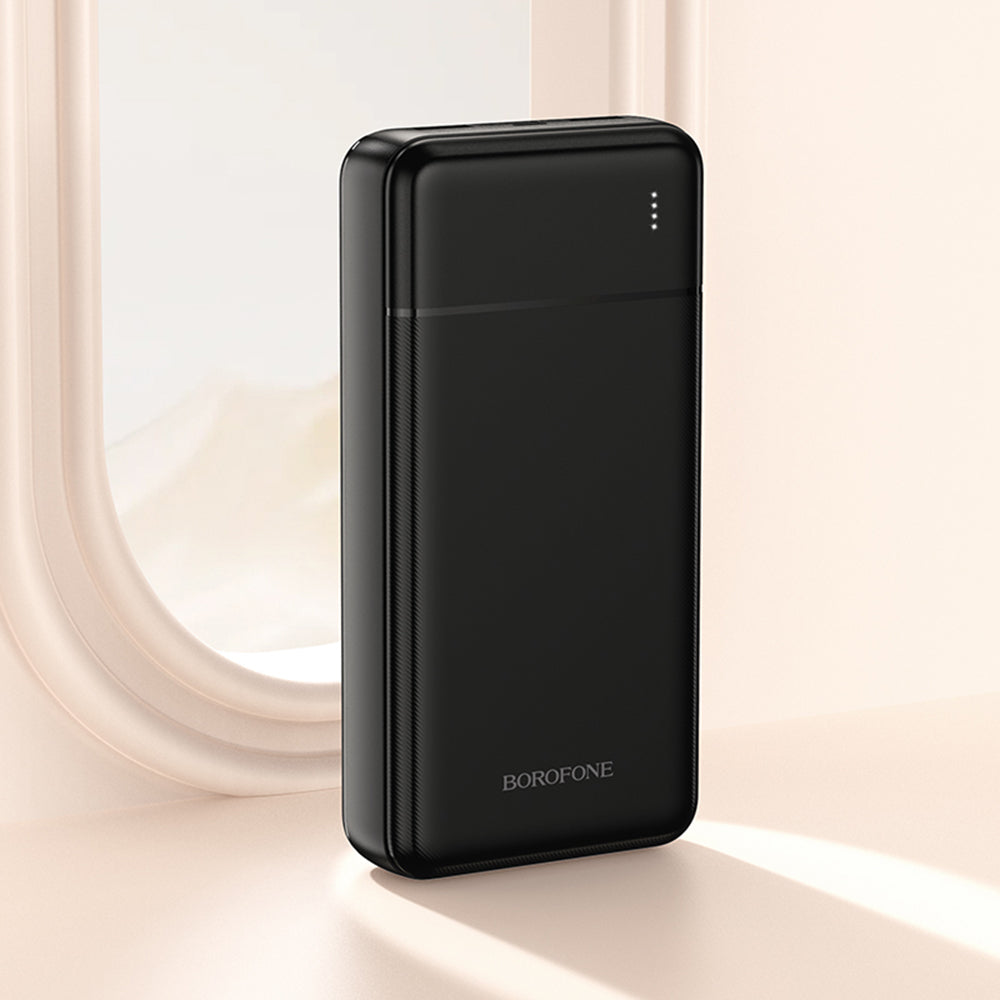 Baterie externa Borofone Clever (BJ88A), 20000mAh, 2x USB-A, USB-C & Micro-USB, Negru