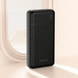 Baterie externa Borofone Clever (BJ88A), 20000mAh, 2x USB-A, USB-C & Micro-USB, Negru