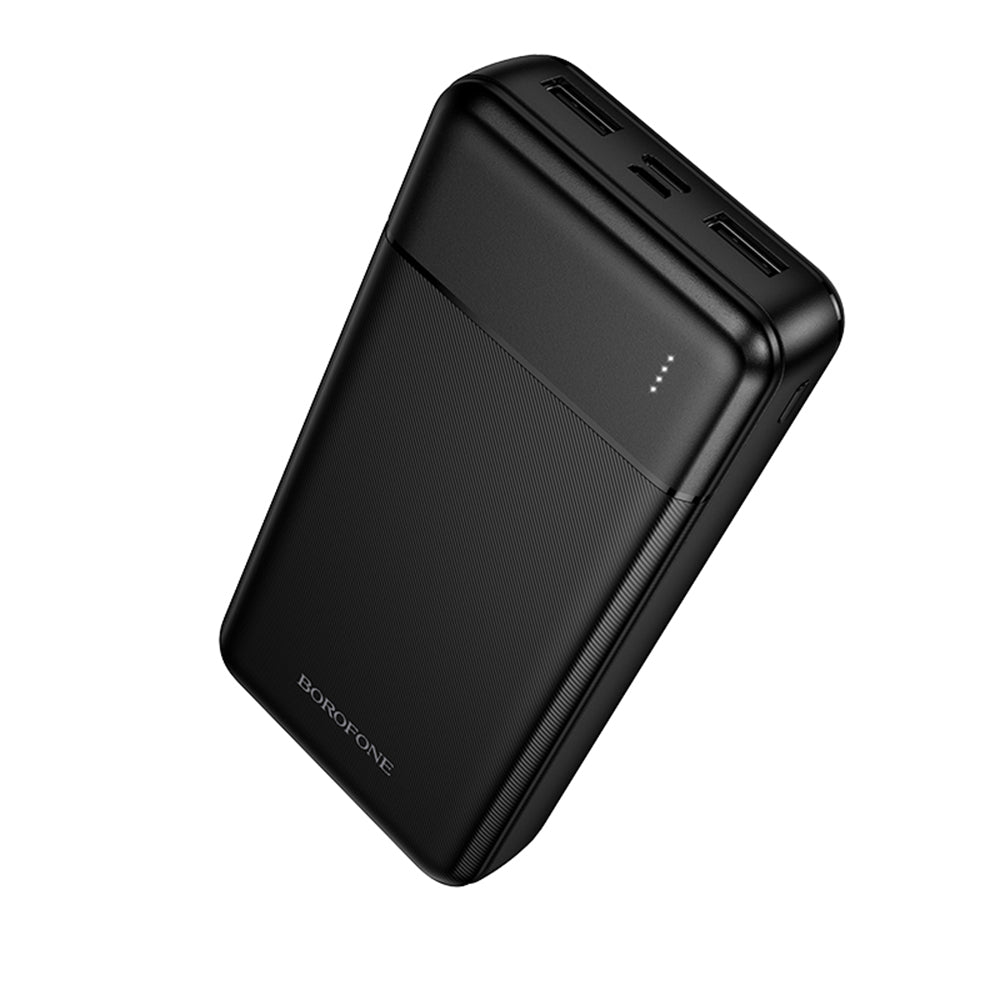 Baterie externa Borofone Clever (BJ88A), 20000mAh, 2x USB-A, USB-C & Micro-USB, Negru