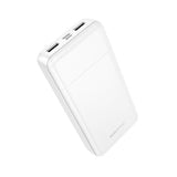 Baterie externa Borofone Clever (BJ88A), 20000mAh, 2x USB-A, USB-C & Micro-USB, Alb