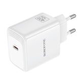Incarcator Borofone (BN33), USB-C, PD 40W, GaN, Alb