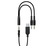 Casti Acefast H16, Hi-Fi, RGB, Negru