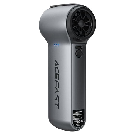Ventilator portabil Acefast YF3, LED, 2500mAh, Gri