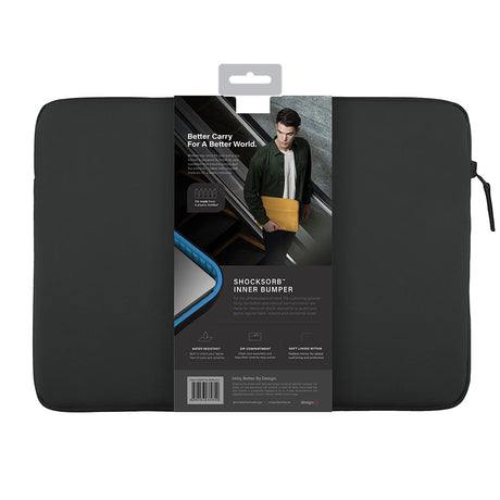 Husa Laptop UNIQ Vienna, Textil, Negru