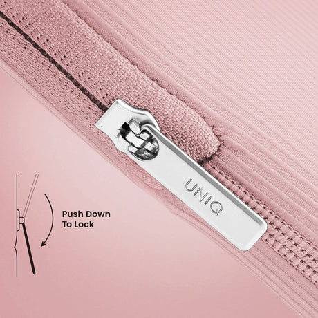 Husa Laptop UNIQ Cyprus Ridge, Waterproof, Neopren, Roz