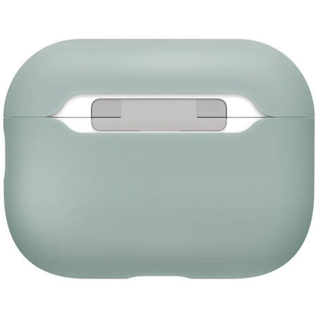 Husa Casti UNIQ Lino Hybrid (AirPods Pro 3), Silicon, Verde