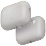 Husa Casti UNIQ Lino Hybrid (AirPods Pro 3), Silicon, Bej