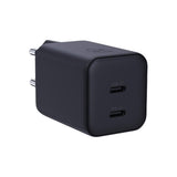 Incarcator 3mk Hyper, 2x USB-C, PD 45W, GaN, Negru