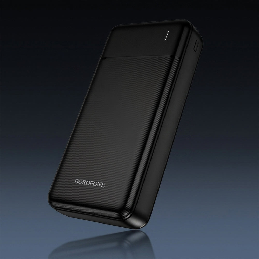 Baterie externa Borofone Clever (BJ88A), 20000mAh, 2x USB-A, USB-C & Micro-USB, Negru
