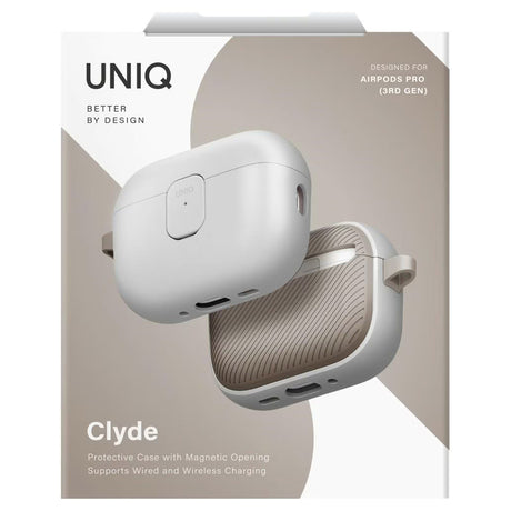 Husa pentru AirPods Pro 3 - UNIQ Clyde Series - Gray / Beige