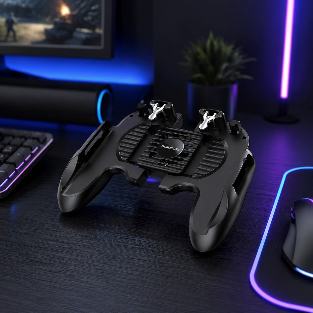 Gamepad Borofone Warrior (BG3), Ventilator Racire, Negru