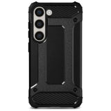 Husa de protectie Techsuit Hybrid Armor compatibil cu Samsung Galaxy S23, Negru