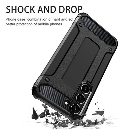 Husa de protectie Techsuit Hybrid Armor compatibil cu Samsung Galaxy S23, Negru