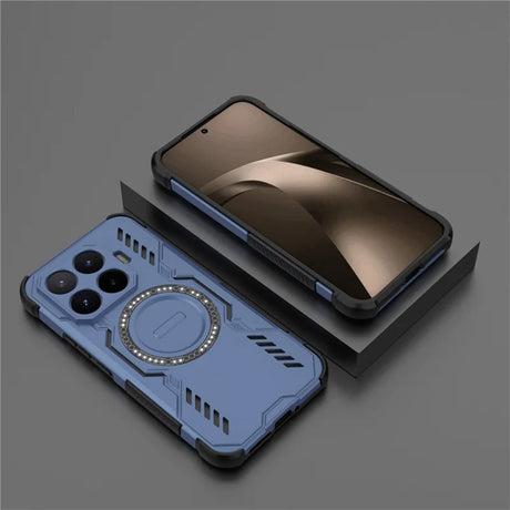 Husa de protectie Techsuit ArmorMag compatibil cu Xiaomi 17T Pro, Albastru