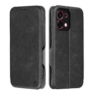Husa de protectie Techsuit Safe Wallet Plus compatibil cu Oppo A6 Pro 4G / Oppo A6 Pro 5G, Negru