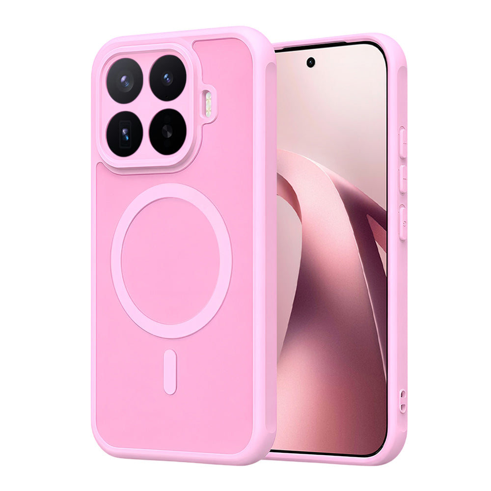 Husa de protectie Techsuit HaloFrost II MagSafe compatibil cu Xiaomi 17T, Roz