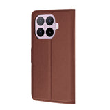 Husa de protectie Techsuit Leather Folio compatibil cu Xiaomi 17T, Maro