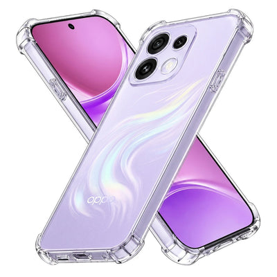 Husa de protectie Techsuit Shockproof Clear Silicone compatibil cu Oppo Reno16, Transparent
