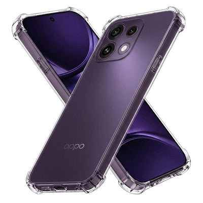 Husa de protectie Techsuit Shockproof Clear Silicone compatibil cu Oppo Reno16 F / Reno16 FS, Transparent