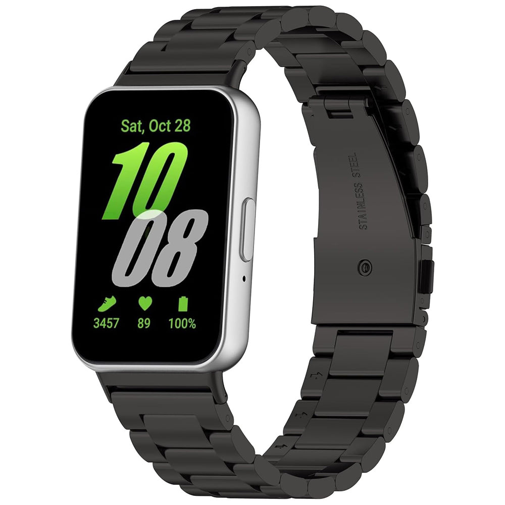 Curea smartwatch Techsuit compatibil cu Samsung Galaxy Fit3, Negru