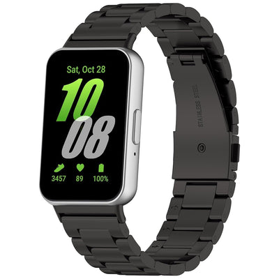 Curea smartwatch Techsuit compatibil cu Samsung Galaxy Fit3, Negru
