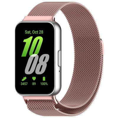 Curea smartwatch Techsuit compatibil cu Samsung Galaxy Fit3, Roz