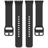 Curea smartwatch Techsuit compatibil cu Samsung Galaxy Fit3, Negru