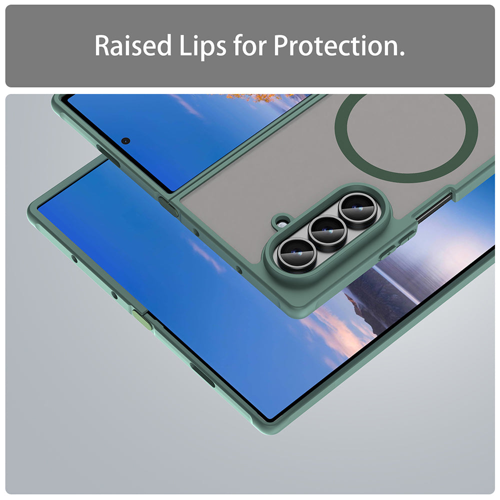 Husa de protectie Techsuit HaloFrost II MagSafe compatibil cu Samsung Galaxy Z Fold8 Ultra, Verde