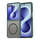 Husa de protectie Techsuit HaloFrost II MagSafe compatibil cu Samsung Galaxy Z Flip8, Verde