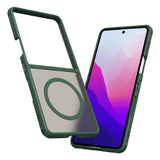 Husa de protectie Techsuit HaloFrost II MagSafe compatibil cu Samsung Galaxy Z Flip8, Verde