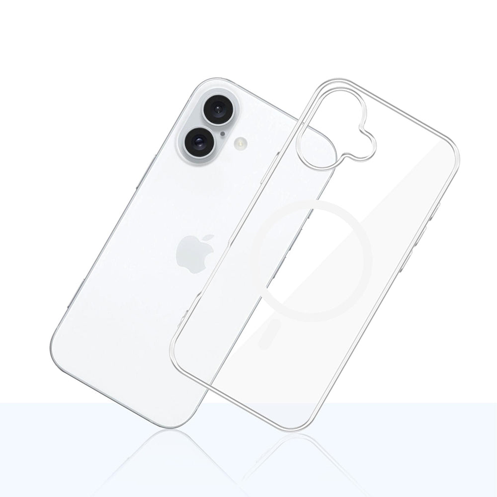 Husa de protectie 3mk Clear MagCase compatibil cu iPhone 16, Transparent