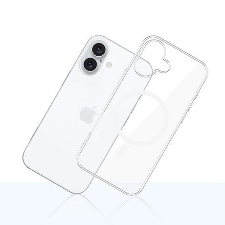 Husa de protectie 3mk Clear MagCase compatibil cu iPhone 16, Transparent
