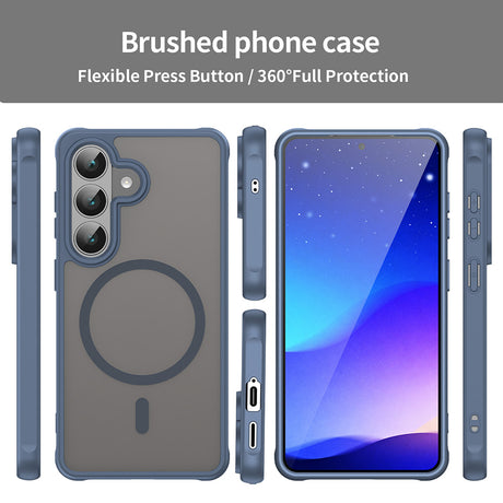 Husa de protectie Techsuit HaloFrost II MagSafe compatibil cu Samsung Galaxy S26 FE, Albastru