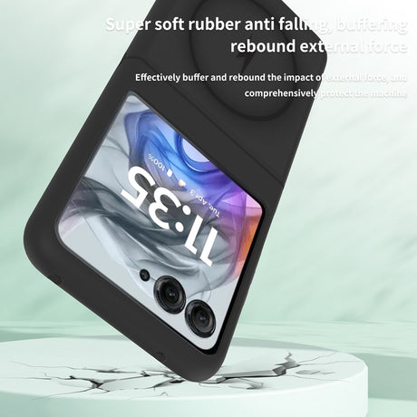 Husa de protectie Techsuit PureFrost MagSafe compatibil cu Motorola Razr 60 / Razr 70, Negru
