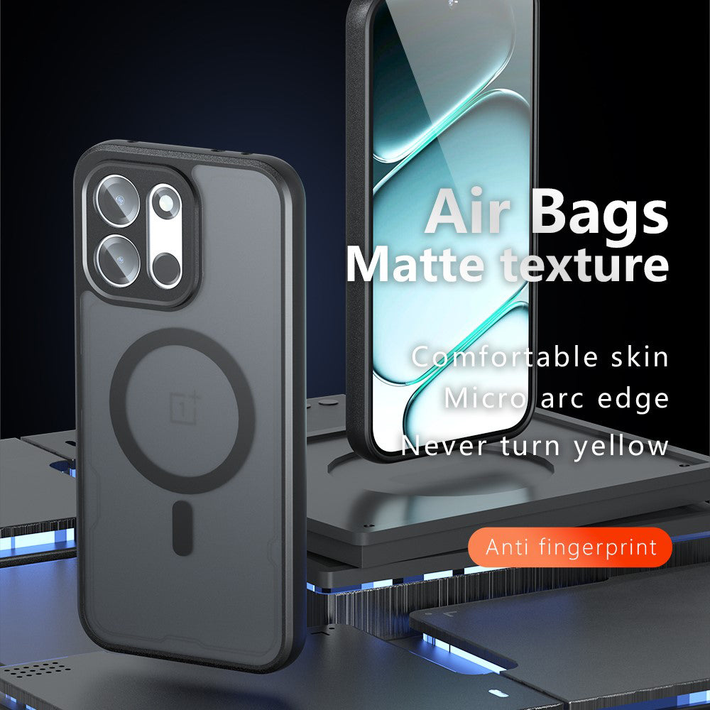 Husa de protectie Techsuit PureFrost MagSafe compatibil cu OnePlus Nord 6, Negru Frost