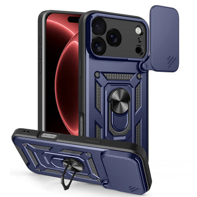 Husa de protectie Techsuit CamShield Series compatibil cu iPhone 17 Pro / iPhone 18 Pro, Albastru