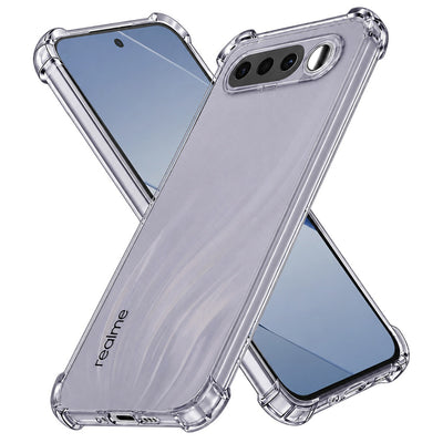 Husa de protectie Techsuit Shockproof Clear Silicone compatibil cu Realme 16 5G, Fumuriu