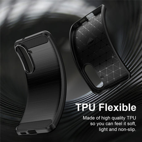 Husa de protectie Techsuit Carbon Silicone compatibil cu Samsung Galaxy S25 FE / S26 FE, Albastru